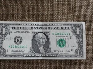 1 DOLLAR 1995 K USA