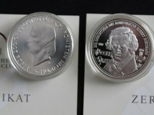10 euro 2010 plus medal Robert Schumann