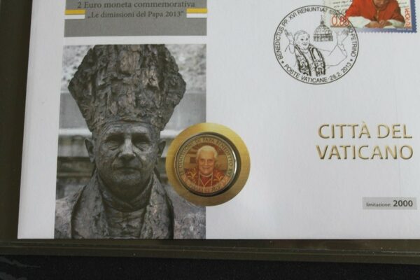 2 euro Watykan 2013 Benedikt XVI