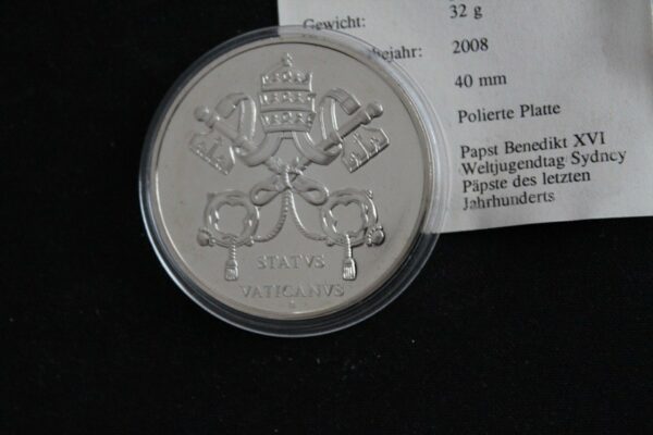 Benedykt XVI 2008 medal