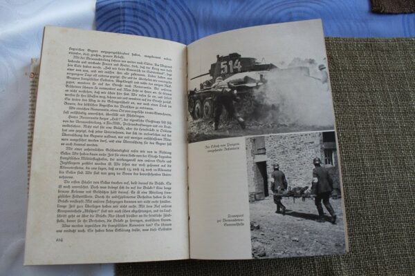 Książka z 1940 Westfeldzug