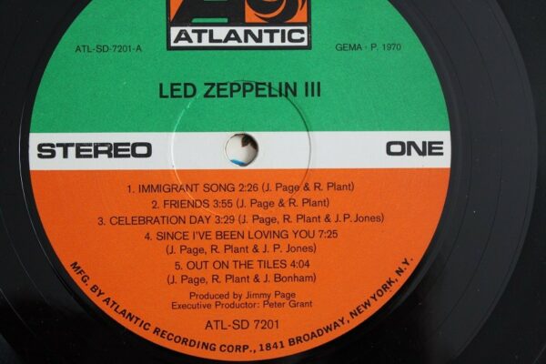Led Zeppelin III Winyl 1970