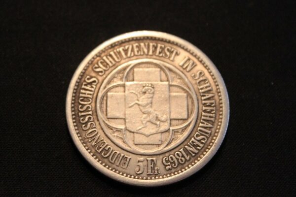 Szwajcaria 5 franków 1865