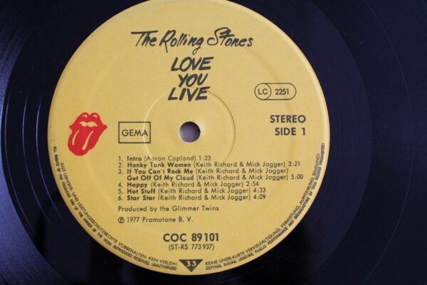 The Rolling Stones Love You Live Winyl 1977
