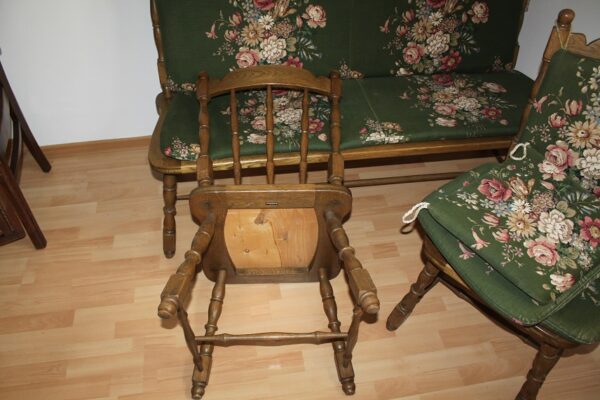 Komplet ławka i 2  krzeseła Lubke