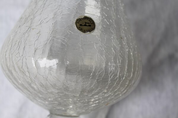 Piękny wazon  szkło lodowe Niemcy