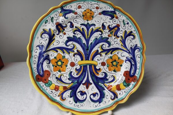 Piatto  ARS DERUTA ceramika Italia  1950
