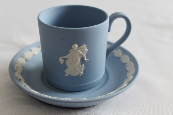 Filiżanka espresso Wedgwood nimfa elf niebieska