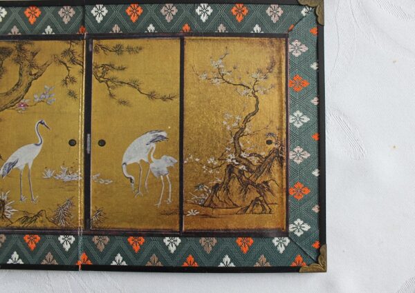 Vintage Rajskie  Ptaki   Japonia  żuraw
