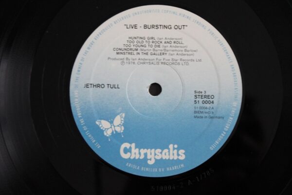 Vinyl Jethro Tull – Live – Bursting Out 1978