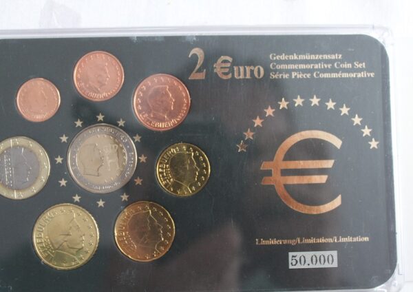 Zestaw  2 Euro set Luxemburg 2004-08 r