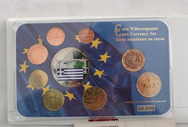 Zestaw euro  2009  numizmat Grecja 2002