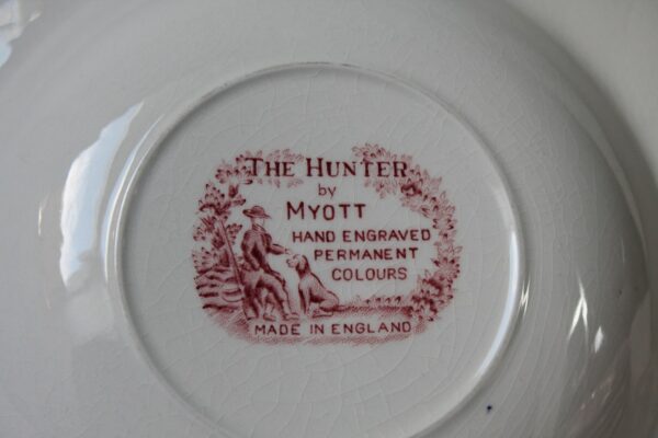 Angielskie talerze głębokie The Hunter by Myott