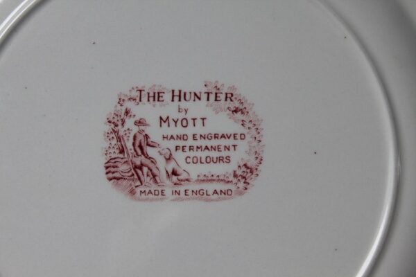 Angielskie talerze płytkie The Hunter by Myott