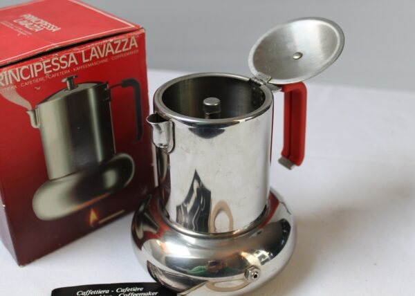 Vintage stalowy ekspres do kawy Lavazza Principessa