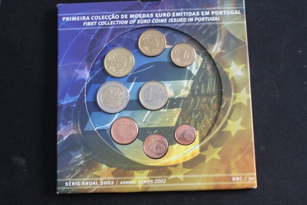 EURO KMS  Portugalia 2002  oficjalna kolekcja monet euro