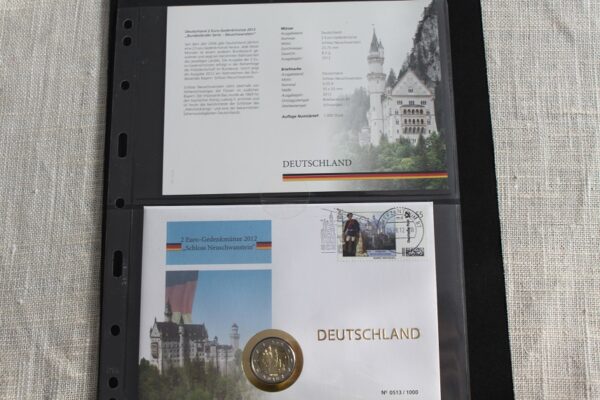 2 euro Niemcy Bawaria – Zamek Neuschwanstein 2012