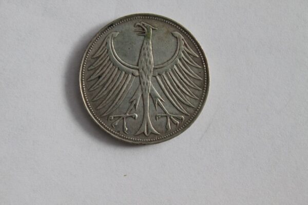 Moneta Niemcy  5 Marek 1956 F Stuttgart