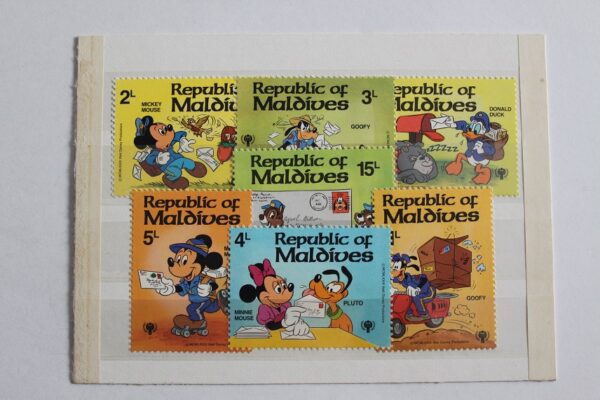 Znaczki Mickey i przyjaciele  Maladives 1979 r