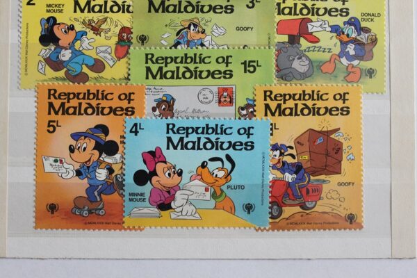 Znaczki Mickey i przyjaciele  Maladives 1979 r