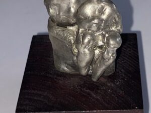 Figurka mężczyzny i kobiety Klaus Börner srebro sygnowana K