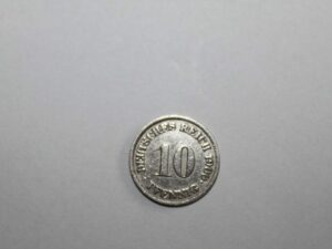 10 Pfennig 1900 r. J Cesarstwo Niemieckie