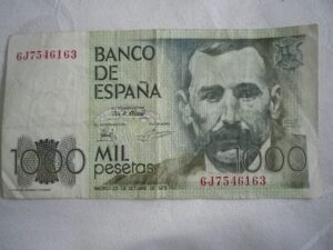 Hiszpania Banknot 1000 Pesetas z 1979 r