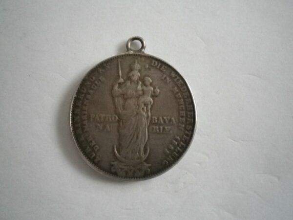 Niemcy Bawaria 2 Gulden 1855 Maximilian II medal