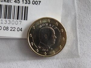 1 euro  Monaco z 2014 r