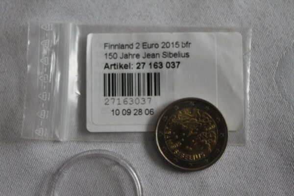 2 euro Finlandia z 2015 Jean Sibelius