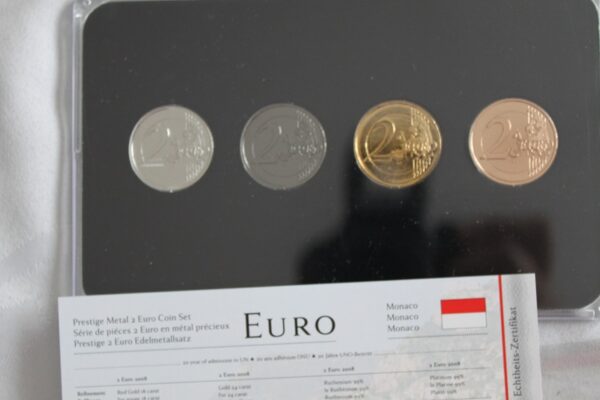 Zestaw  2 euro Monako  z 2013 Prestige Admission a Lonu 1993