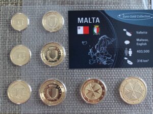 2 Euro zestaw  Malta  2008 -2010 r