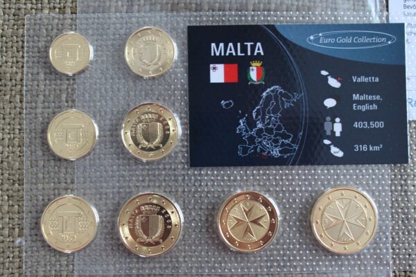 2 Euro zestaw  Malta  2008 -2010 r