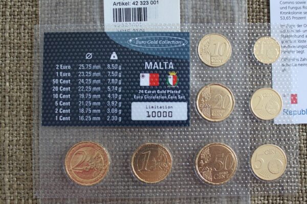 2 Euro zestaw  Malta  2008 -2010 r