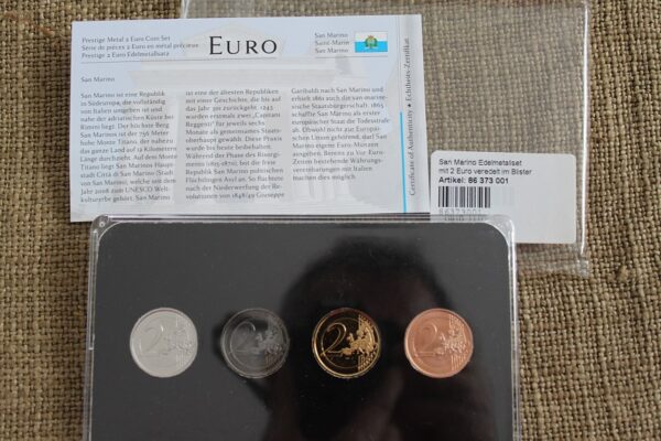 San Marino zestaw 4 x 2 Euro UNC z 2013 r