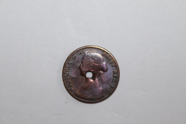 WIELKA BRYTANIA 1/2 Penny Victoria „Bun Head” 1861