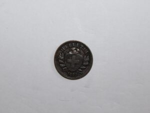 Moneta Szwajcaria 2 rappeny z 1899 r B