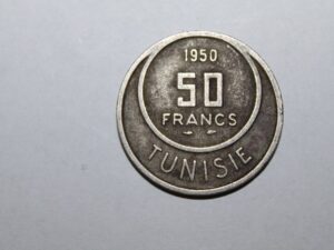 Tunezja 50 franków 1370 (1950)