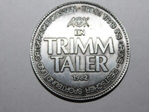 AOK Trimm Taler 1982 Niemcy Medal