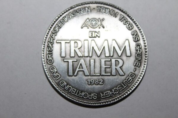 AOK Trimm Taler 1982 Niemcy Medal