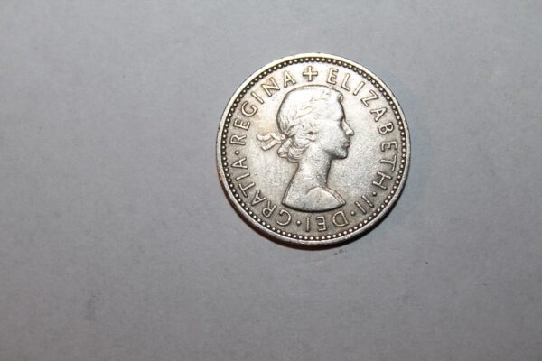 1 shilling 1955 r Wielka Brytania  herb Anglii