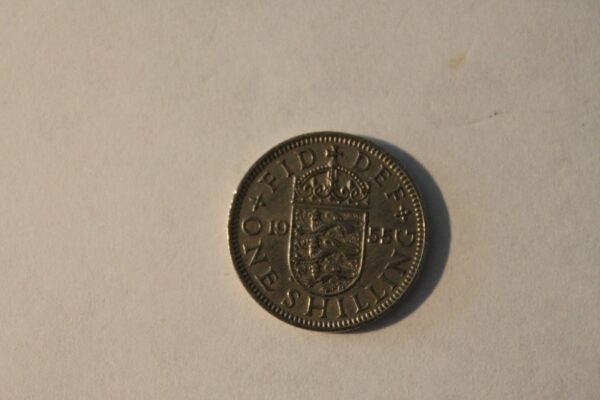 1 shilling 1955 r Wielka Brytania  herb Anglii