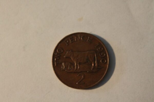 2 Pence  GUERNSEY   Elisabeth II 1990 r