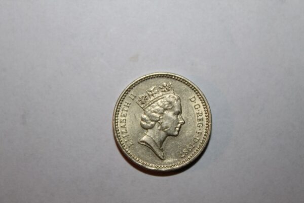 One Pound 1987 r Moneta Wielka Brytania Elizabeth II