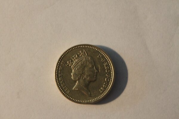 One Pound 1987 r Moneta Wielka Brytania Elizabeth II