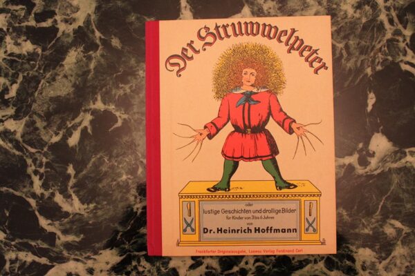 Stara książka Staś Straszydło Struwwelpeter autor Heinrich Hoffmann