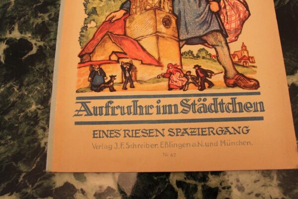 Książka Aufruhr im Städtchen. Eines Riesen Spaziergang.Nr. 67