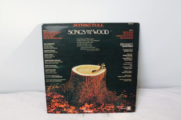 Jethro Tull – Songs From The Wood  Winyl LP Portugalia z 1977 r