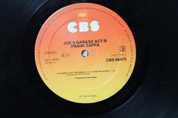 Frank Zappa – Joe’s Garage Acts II & III  2 x Winyl LP Hollandia 1979 r