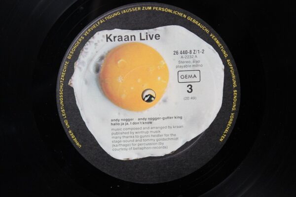 Kraan – Live Winyl LP Niemcy 1975 r